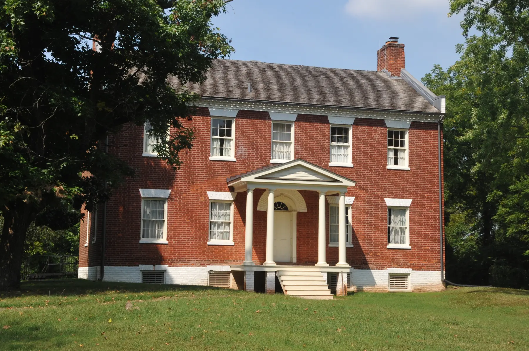 Liberia, the 1825 Federal-style house on Portner Avenue that served as headquarters for both armies during the Civil War.